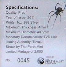 Red-Back-Spider-Silver-Coin